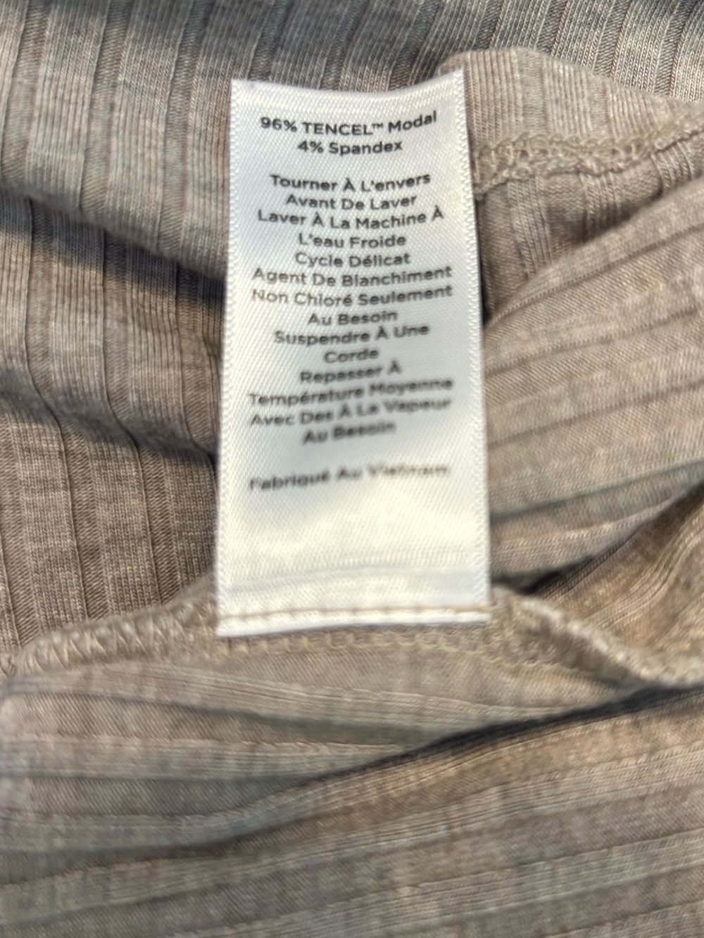 Haven Well Within Women’s Tan Drapey Rib Knit Turtleneck, Size Small - Picture 9 of 9